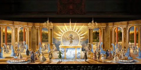 Concept art Le Rêve de Louis XIV